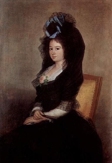 Francisco de Goya Portrat der Narcisa Baranana de Goicoechea Sweden oil painting art